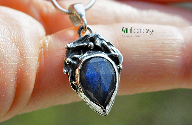 Noc w ogrodzie ( Labradoryt) - obrazek 5