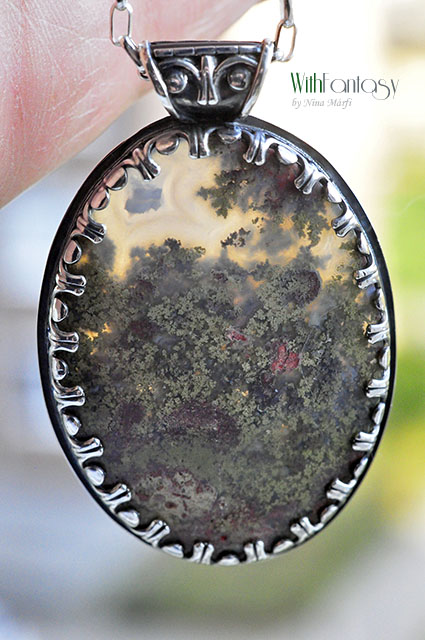 Leśny ( z agatem mszystym)