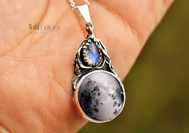 Éjszaka a kertben (dendrites achát) - Image 2