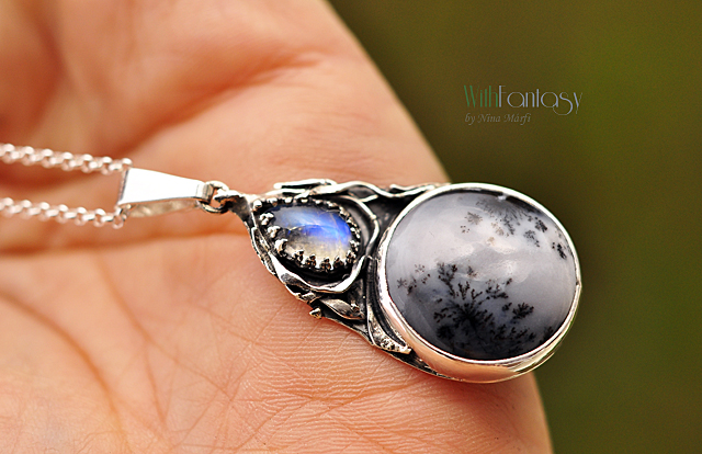 Éjszaka a kertben (dendrites achát) - Image 3