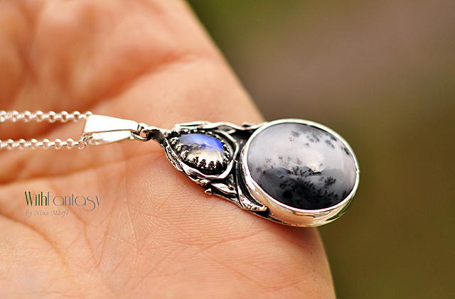 Éjszaka a kertben (dendrites achát) - Image 5