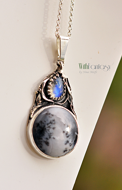 Éjszaka a kertben (dendrites achát) - Image 4