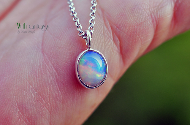 Etiópiai opál (nyaklánc) - Image 5