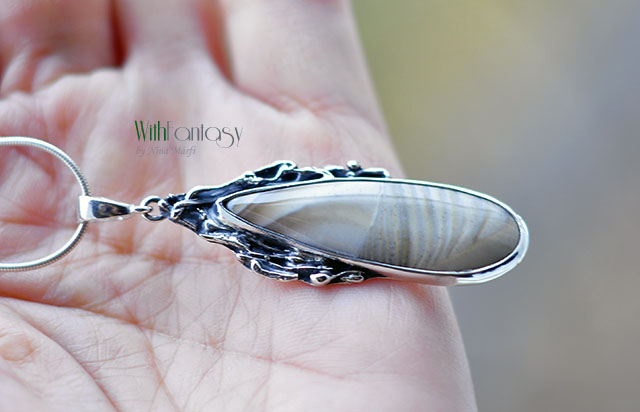 Éjszaka a kertben (csíkos kovakő) - Image 3