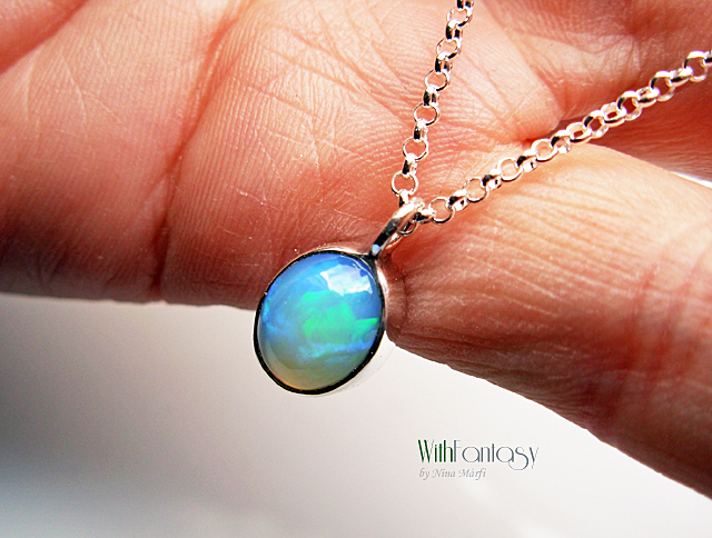 Etiópiai opál (nyaklánc) - Image 4