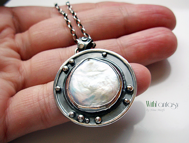 Amulet with a pearl - Image 6