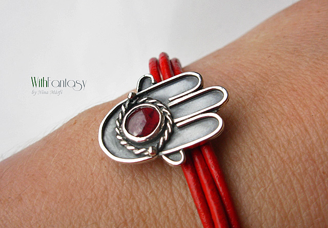 Hamza with garnet - Image 2