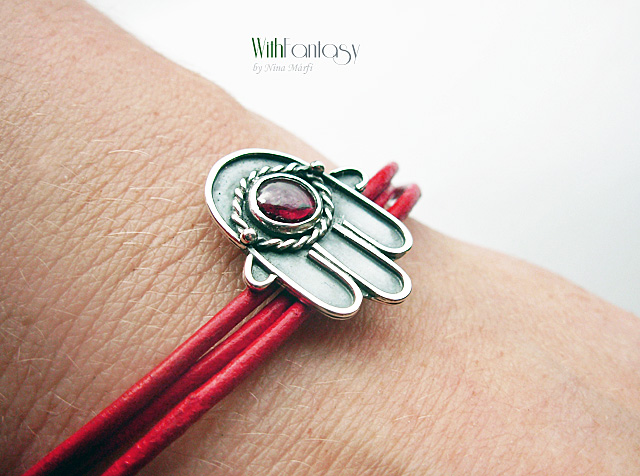 Hamza with garnet - Image 3