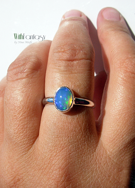 Etiopian opal (ring) - Image 5
