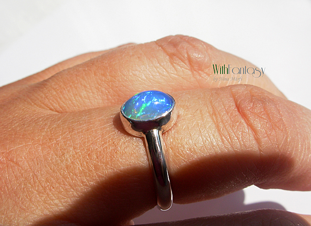 Etiopian opal (ring) - Image 4