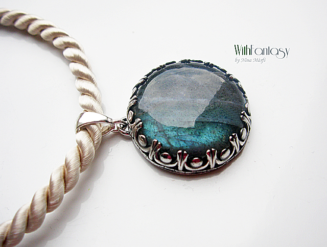 Labradorit csipkében FOGLALVA - Image 2