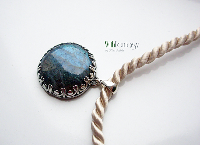 Labradorit csipkében FOGLALVA - Image 3