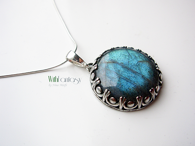 Labradorit csipkében FOGLALVA - Image 4