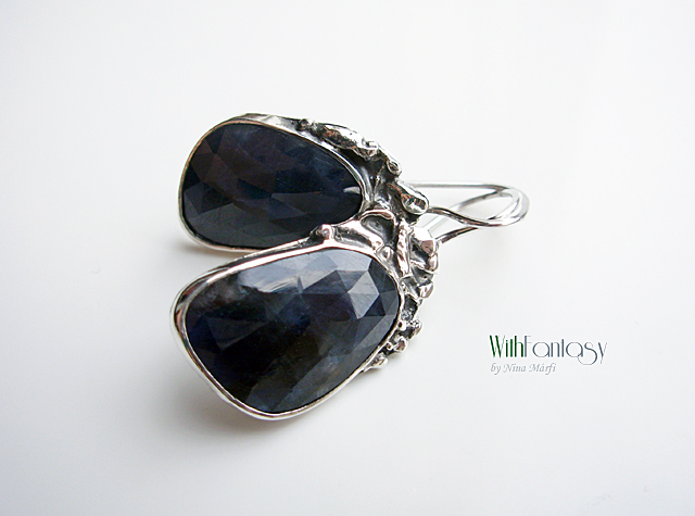 Night in the garden XIII (earrings) - Image 6