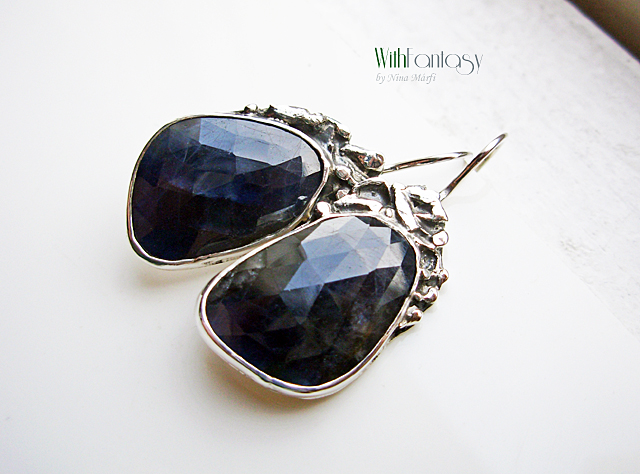 Night in the garden XIII (earrings) - Image 4