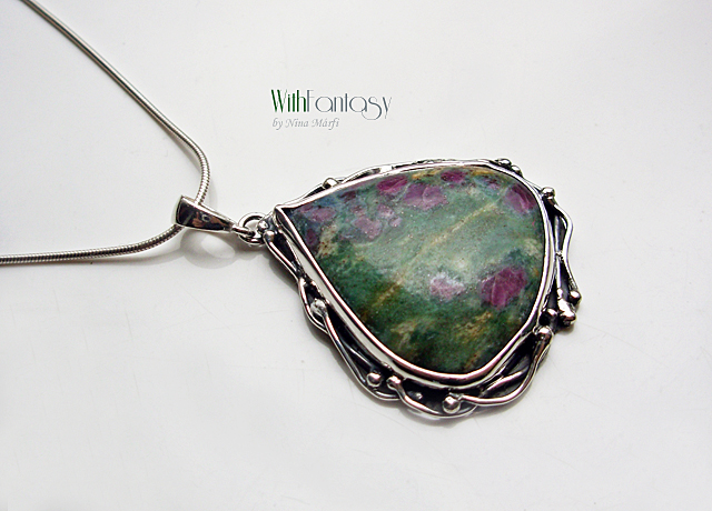 Éjszaka a kertben (zoisit rubinnal) - Image 6