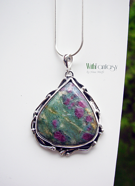 Éjszaka a kertben (zoisit rubinnal) - Image 2