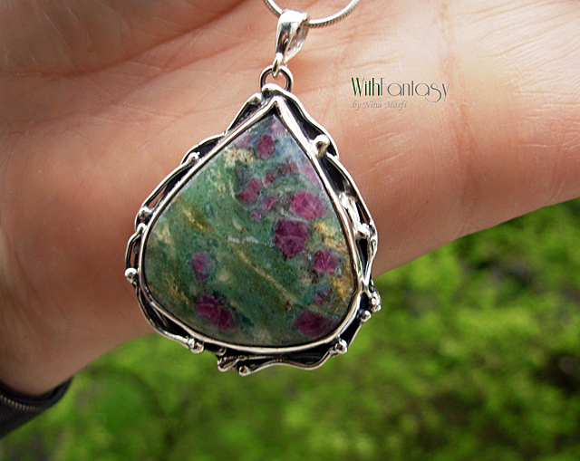 Éjszaka a kertben (zoisit rubinnal) - Image 5