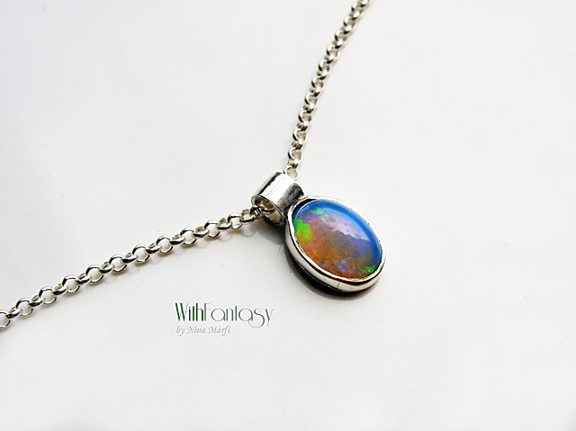 Etiópiai opál (nyaklánc) - Image 2