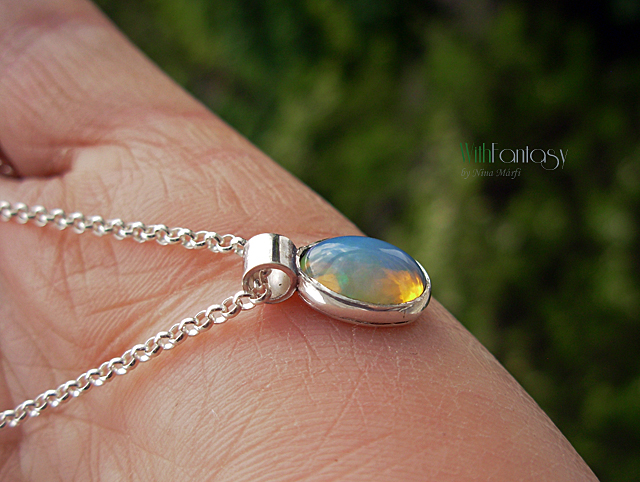 Etiópiai opál (nyaklánc) - Image 4