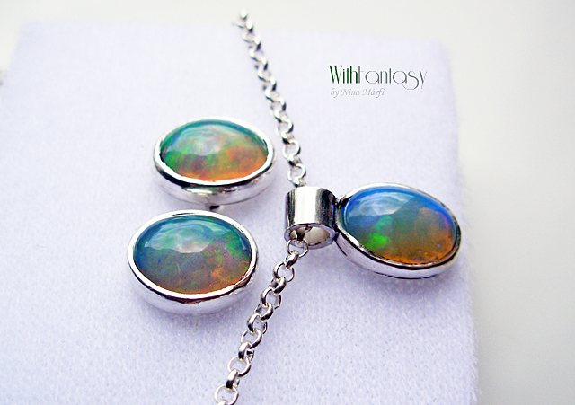 Etiópiai opál (nyaklánc) - Image 7