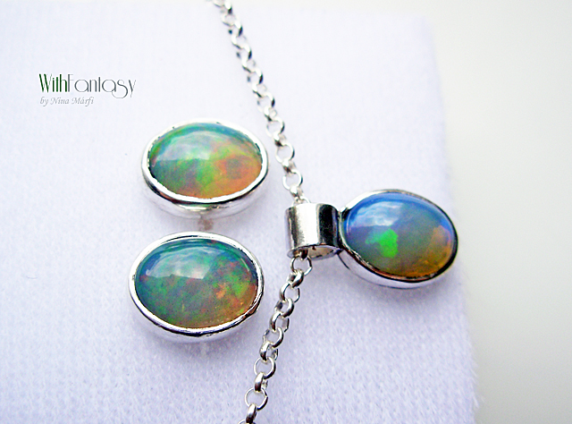 Etiópiai opál (nyaklánc) - Image 6