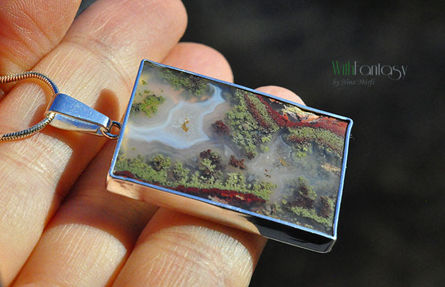 Woda i ziemia ( z agatem mszystym) - obrazek 6