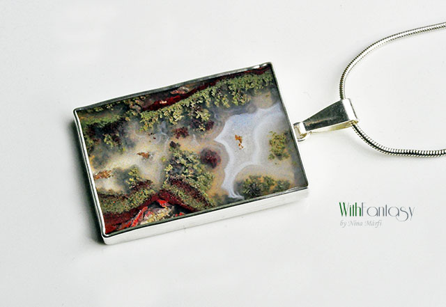 Woda i ziemia ( z agatem mszystym) - obrazek 8