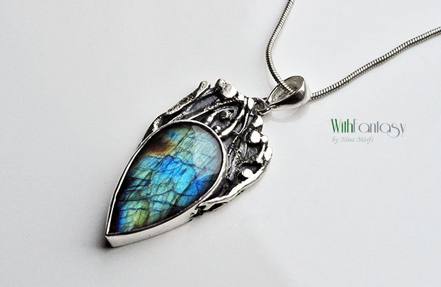 Noc w ogrodzie ( labradoryt) - obrazek 3